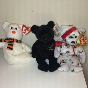 Beanie babies set of three